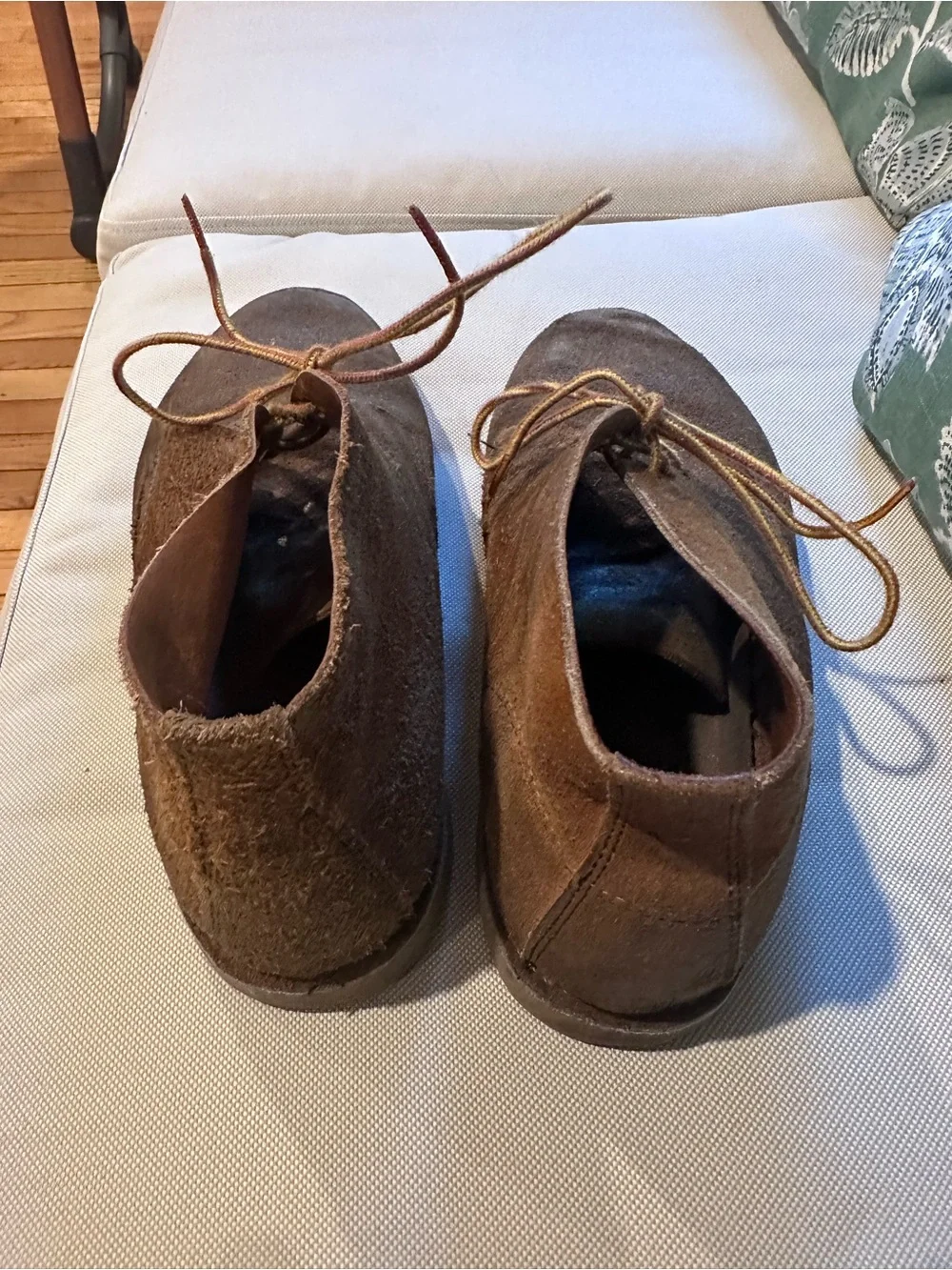 Red Wing Shoes suede upper